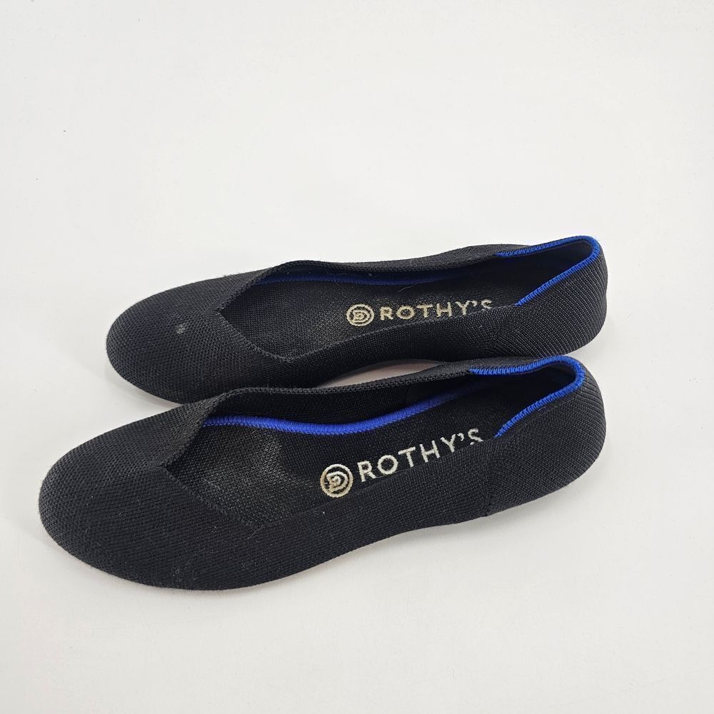 Rothy's 8.5 Women's Black Flats Office Work